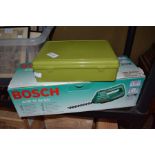 Bosch hedge cutter and an electric engraving tool