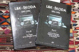 L & K SKODA 1895-1995 Part 1 & 2, Two hardback books by Kozisek & Kralik