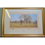 After David Shepherd a signed limited edition print 'The Masai' 411/850