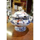 Minton a Victorian ironstone soup tureen and lid