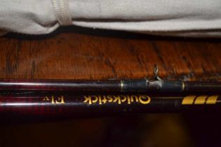 "D-A-M" Quickstik 2 piece 9ft fly rod with a "Shakespeare" Speedex reel