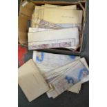 Large quantity of Admiralty charts etc