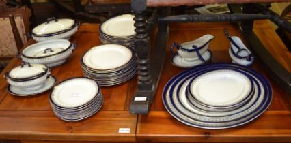 A mainly Royal Doulton "Bellmont" patterned part dinner service