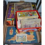GWR Jigsaw puzzle, cigarette cards, games etc