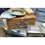 Inlaid 'Persian' collectables including boxes