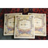 Three Stanley Gibbons 'Charles & Diana' albums in slip cases