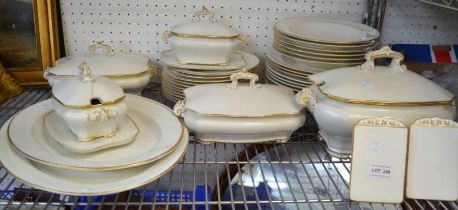 A selection of Royal Worcester dinner wares, plates terrines, including a pair of menu stands