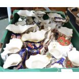 A box of mainly Masons pottery jugs