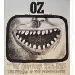 Martin Sharp, An Australian "Oz" cover poster, "Oz no. 25 The Nation Mourns the passing of the Prim