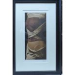 After Willi Kissmer (1951-2018),, etching of a nude, framed, 60cm x 27cm