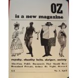 Martin Sharp, An Australian "Oz" cover poster, "Oz is a new magazine - royalty, chastity belts, Skri