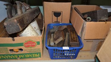 A selection of vintage tools etc