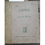 Armstrong Siddley - Original Sapphire service manual