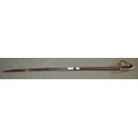 A probable 19th century officers sword