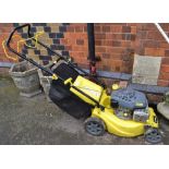 A Challenge petrol lawn mower