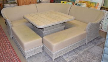 A large and extensive 'Bramblecrest' patio suite with plenty of seating