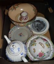 A box of good quality collectors ceramics some by famous makers