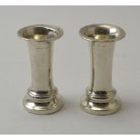 Cornelius Desormeaux Saunders and James Francis Hollings Shepherd, a pair of silver flared rim, cyli