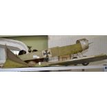 A radio control model of a German WWI fighter plane for restoration