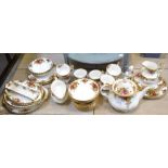 An extensive set of Royal Albert "Old Country Roses" tea wares