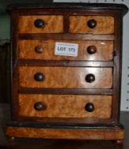 Victorian mini chest of drawers - an apprentice piece