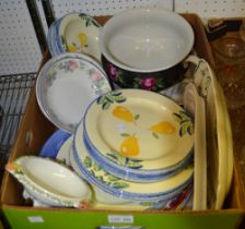 A Poole part dinner service, and other china wares