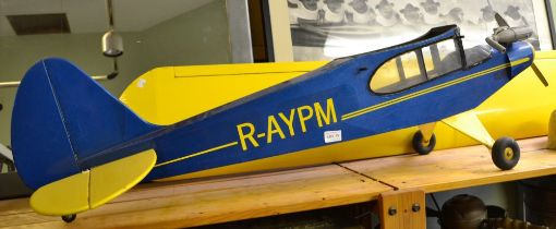 A scale model radio control flying aircraft "R-AYPM" with engine, no control unit wing span - 180cm