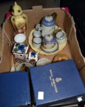 Selection of china and glass - some boxed