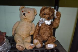 Two collectors teddy bears