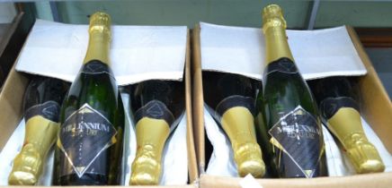 Twelve bottles Millennium Sect Dry German Sparkling