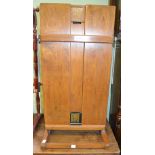 An early example wooden framed Corby Trouser press