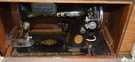 Singer sewing machine in original case