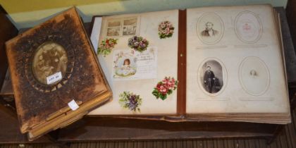 Two Vintage albums of family photo 'carte de visite'