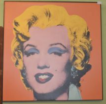 Large reprographic of Andy Warhol's - Marilyn