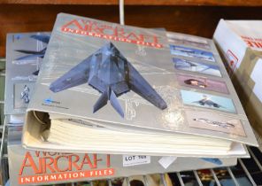 'World Aircraft' magazines in three folders ( missing vol 4 )