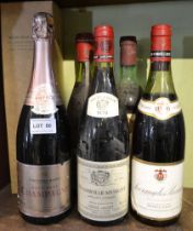 1978 Chambolle Musigny, Louis Jadot, 1 bottle 1966 Vosne Romanee, Bouchard Aine, 1 bottle 1976 Savi