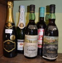 Valpolicella, Castsagna, 1 bottle Bardolino, 1 bottle Didier Chopin Chapagne, 1 bottle Martini Asti