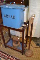 Stick stand washing dolly bread crock etc