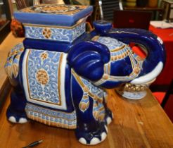 Ceramic Elephant stool