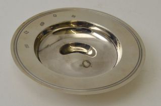 Small modern silver armada dish, 85gm