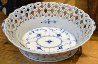Royal Copenhagen porcelain basket