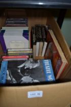Poetry and musical tape cassettes with theatrical magazines etc