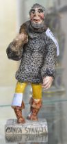 Alan Young a ceramic figure, inscribed "Cornish Smuggler" and signed to base
