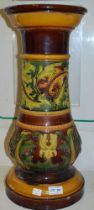 A Doulton porcelain display stand 50cm high