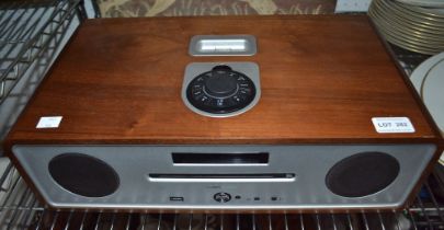 A Ruark Audio CD player, with DAB radio