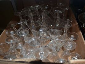 A large quantity of Waterford drinking glasses