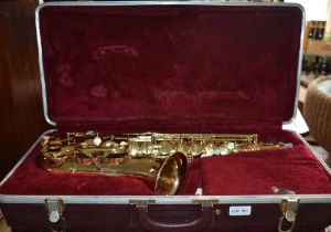 A King 613 Saxophone in original carry case