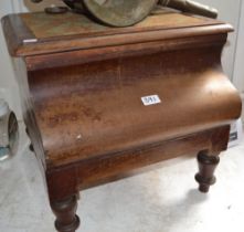 Early 19th century mahogany step commode