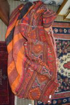 A woven textile long bag