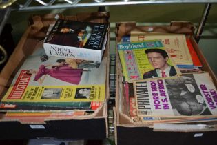 A quantity of assorted magazines and books, includes Private Eye, Picture Post etc